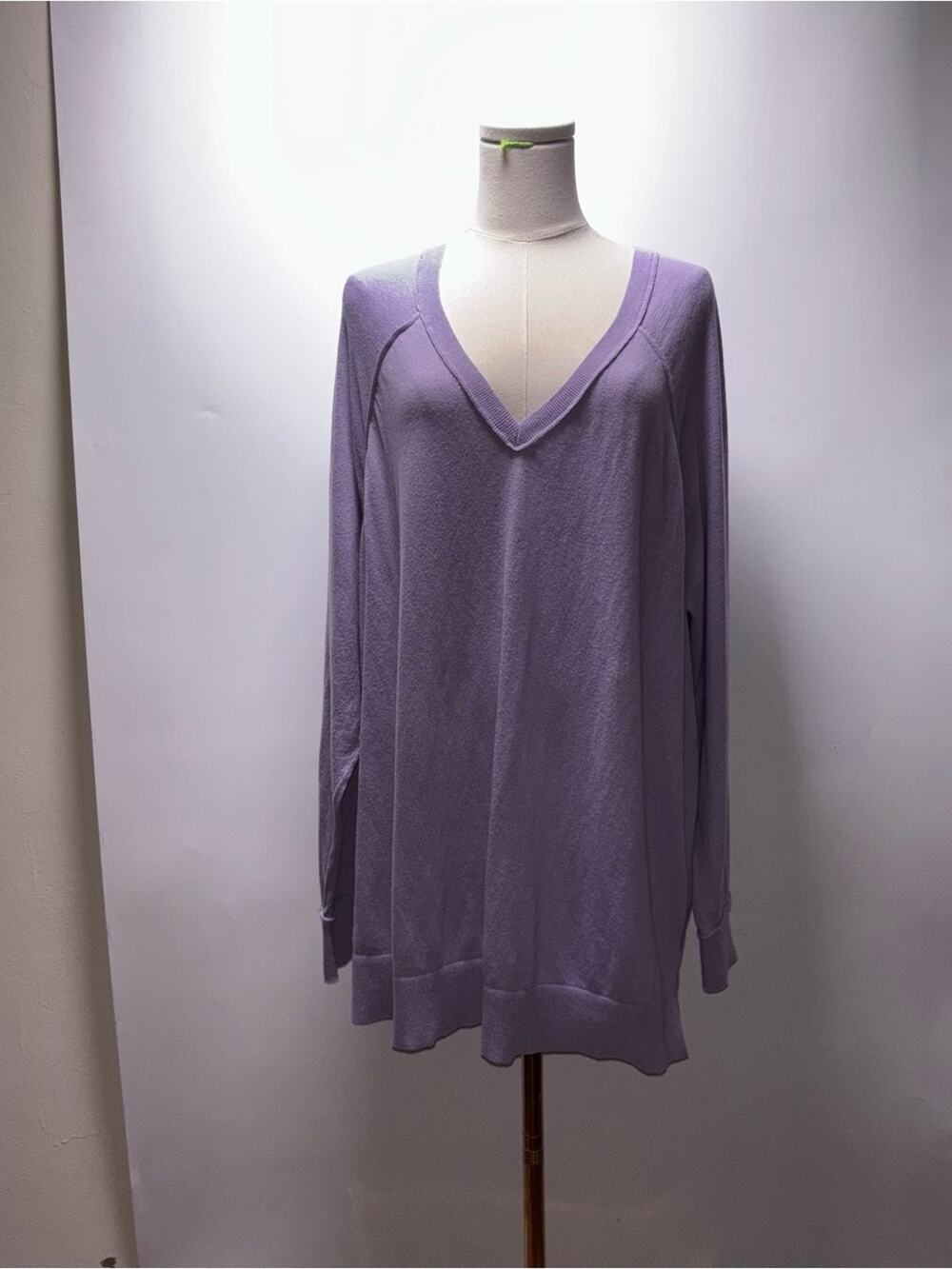 torrid V-Neck Raglan Sweater Size 3 = 3X